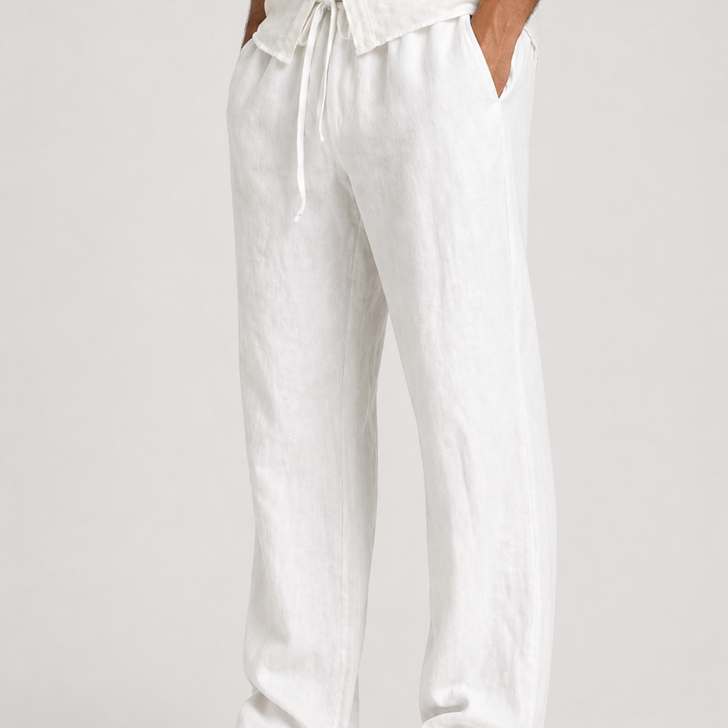 NEVANA | LINNEN LOOK ZOMERPANTALON VOOR MANNEN