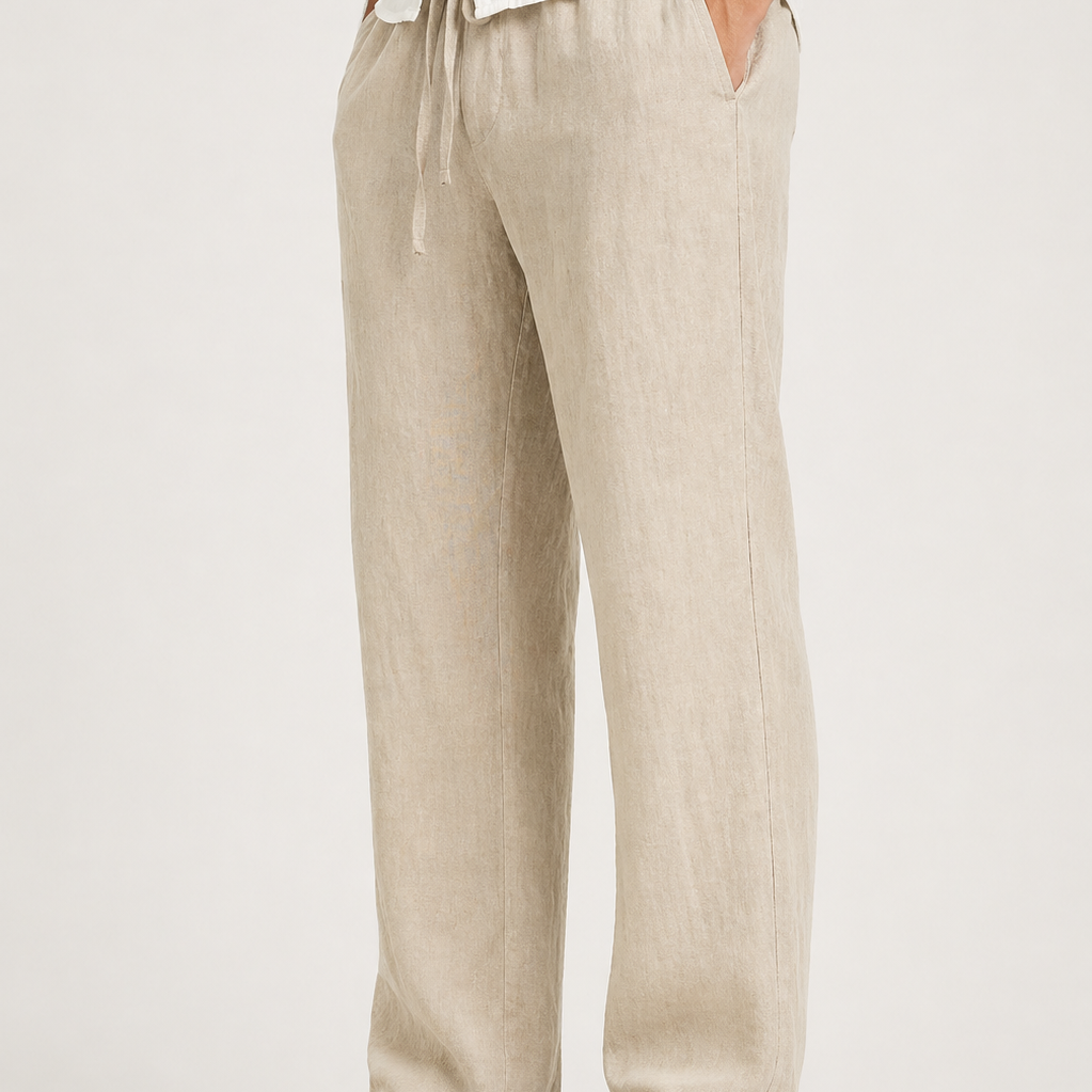 NEVANA | LINNEN LOOK ZOMERPANTALON VOOR MANNEN