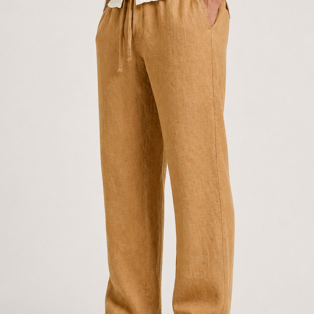 NEVANA | LINNEN LOOK ZOMERPANTALON VOOR MANNEN