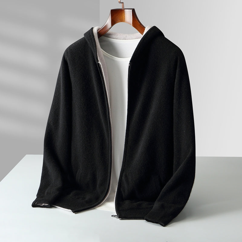 NEVANA | CASHMERE HOODIE VOOR HEREN